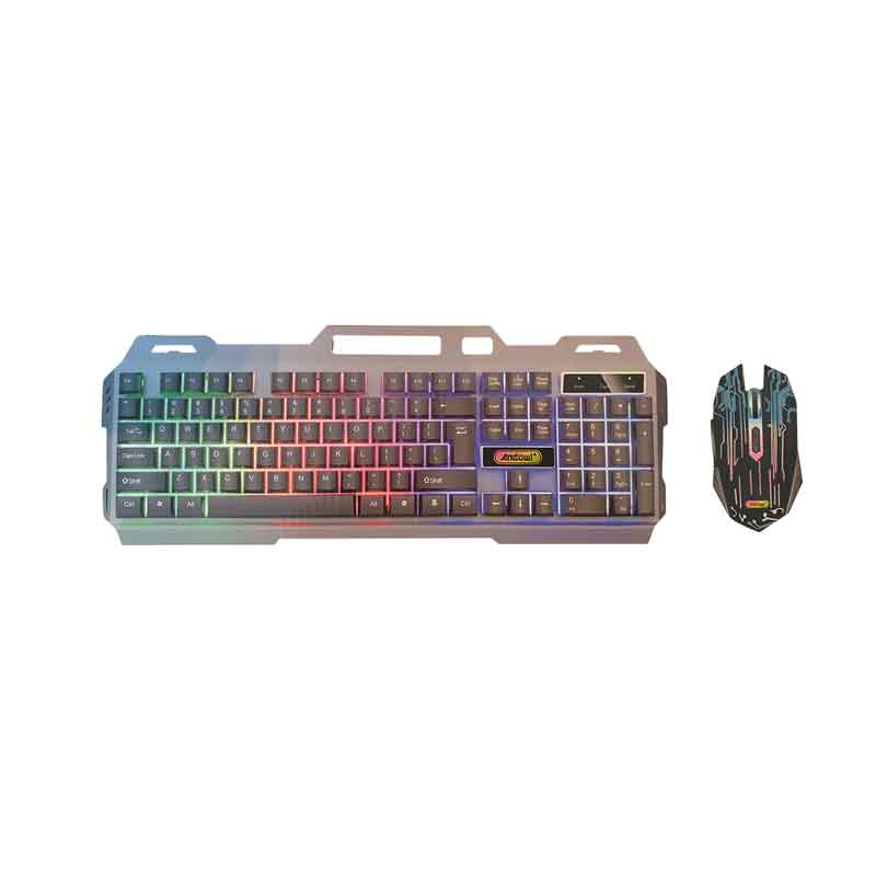 Andowl Σετ Gaming Πληκτρολόγιο με RGB φωτισμό & Ποντίκι (Αγγλικό US) Q-808 – Gaming Keyboard & Mouse - Image 3