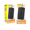 Andowl Πολύμπριζο 4 θέσεων με θύρες USB και Type-C 3000W Q-PX990 - Power Socket - sukki.gr