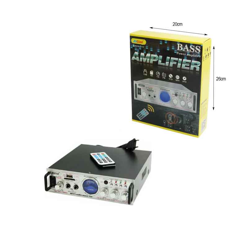 Andowl Ενισχυτής με λειτουργία Karaoke Q-T112 - Power Amplifier - Image 5