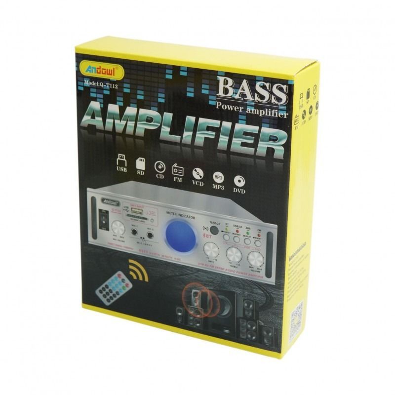 Andowl Ενισχυτής με λειτουργία Karaoke Q-T112 - Power Amplifier - Image 4