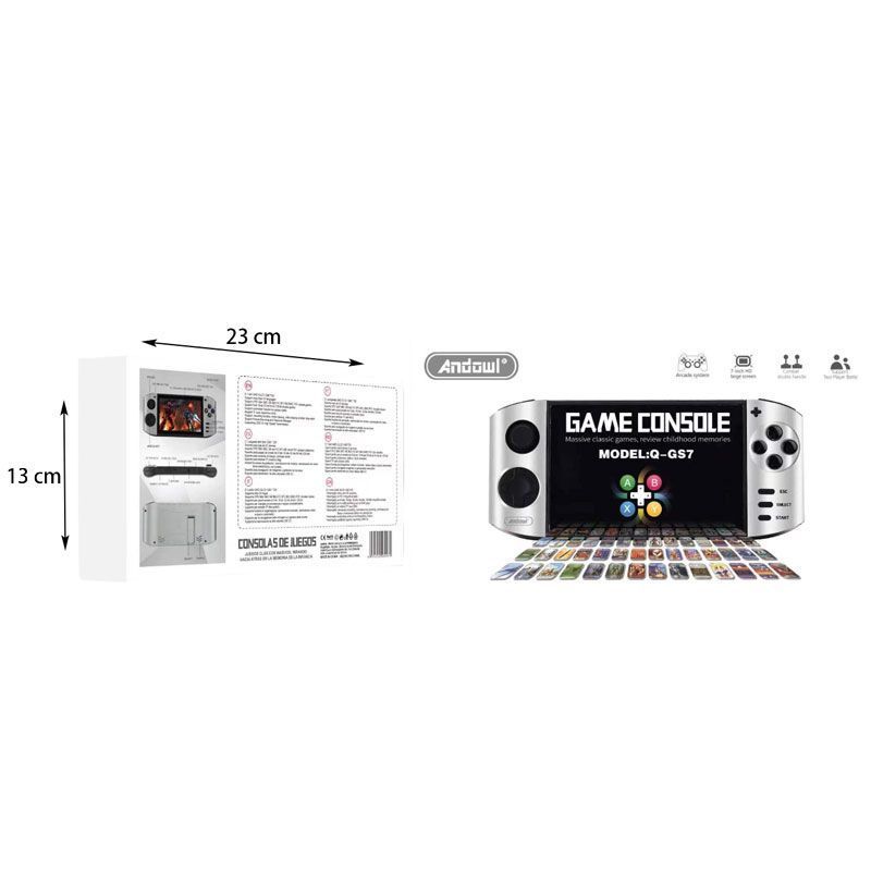 Andowl Ηλεκτρονική Κονσόλα Χειρός Q-GS7 - Game Console - Image 2