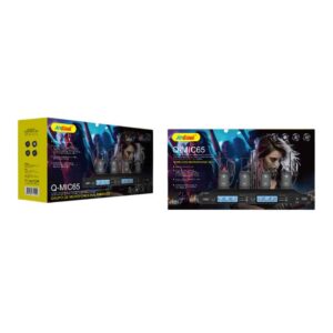 Andowl Σετ Ασύρματα Μικρόφωνα Q-MIC65 – Wireless Microphone Set - sukki.gr