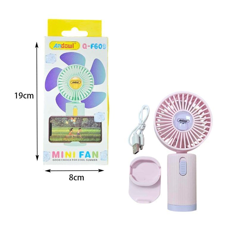 Andowl Μίνι Ανεμιστήρας με Βάση για Κινητό Q-F609 - Mini Fan - Image 3