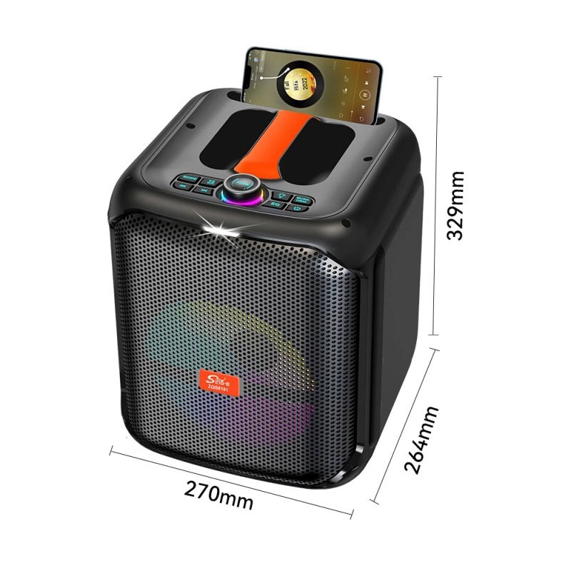 Sing-e Φορητό Ηχείο Karaoke Bluetooth 40W Με Μικρόφωνο ZQS8181 - Outdoor Portable Smart Speaker - Image 2