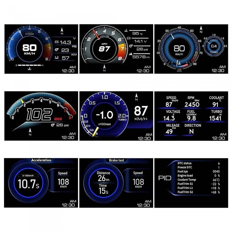 Διαγνωστικό αυτοκινήτου HUD με ψηφιακή οθόνη - Car HUB diagnostic with digital display - Image 5