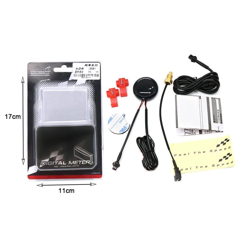 Koso Θερμόμετρο Αυτοκινήτου 12V 25G - Digital Meter Thermometer - Image 4