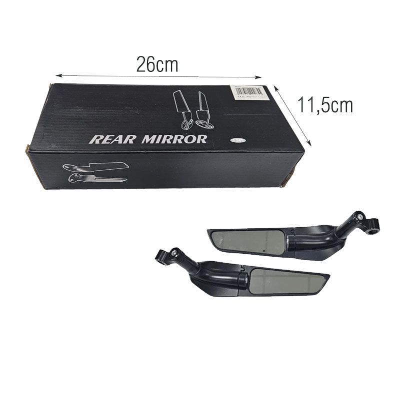 Ζευγάρι Καθρέπτες Μηχανής 20cm - Rear Mirror - Image 3