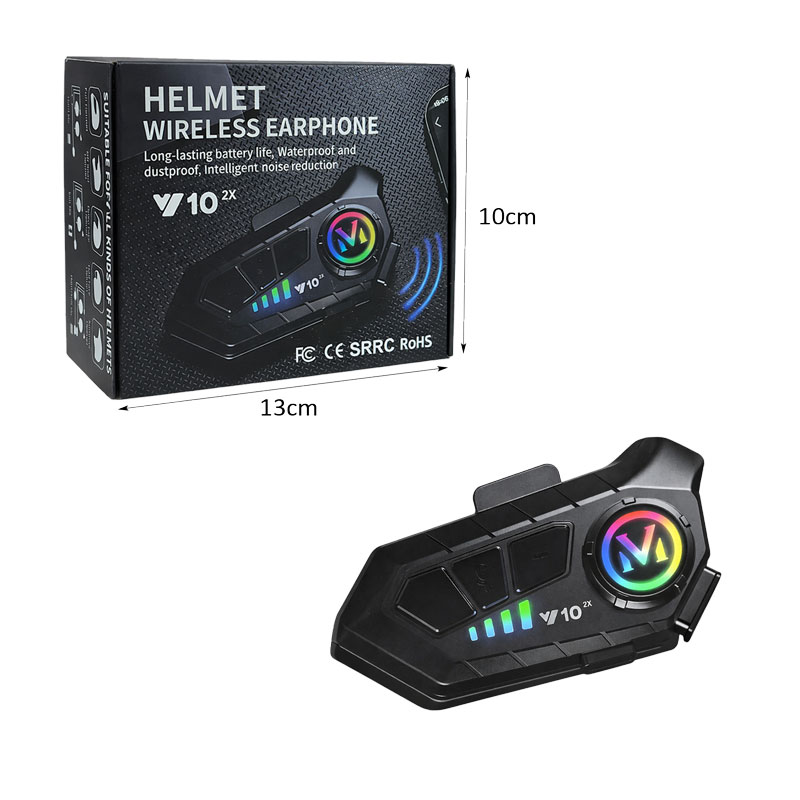 Ασύρματο Bluetooth Ενδοεπικοινωνίας Κράνους V10 - Helmet Wireless Earphone V10 - Image 2