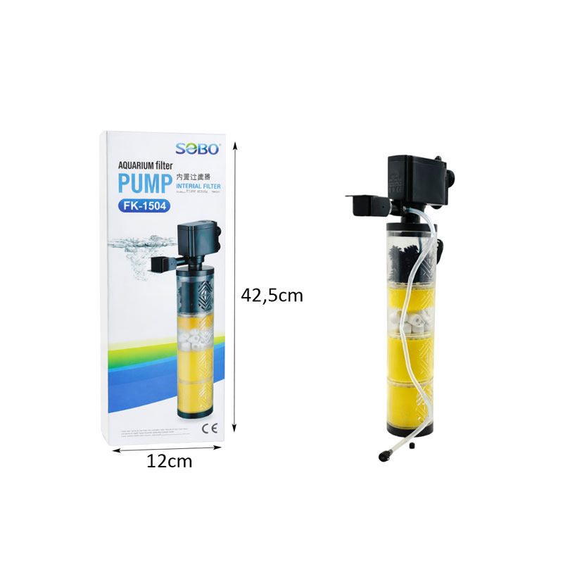 SOBO Εσωτερικό Φίλτρο Ενυδρείου FK-1504 - Aquarium Filter Pump - Image 2
