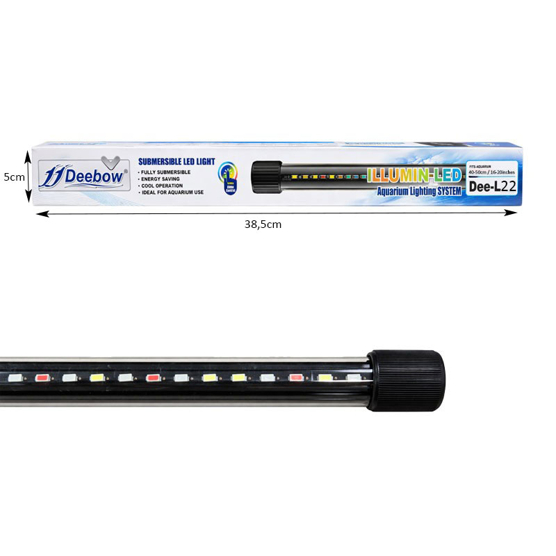 Deebow Υποβρύχιος Φωτισμός LED Ενυδρείου Dee-L22 - Submersible Aquarium LED Light - Image 3