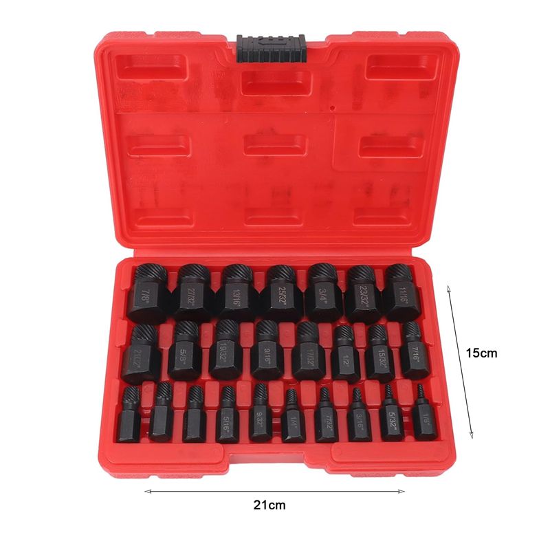 Σετ Εξωλκείς για Βίδες 25τμχ - New Screw Bolt Extractor Set 25pcs - Image 3