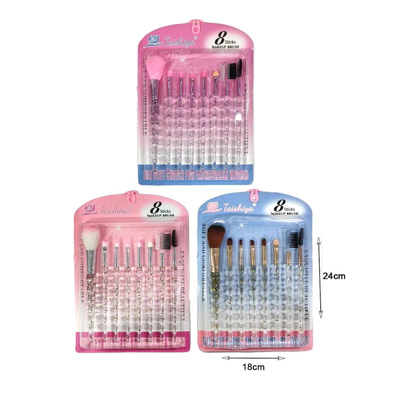 Σετ 8 Πινέλα Μακιγιάζ - Make-up brushes set 8pcs - Image 3