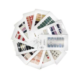 Αυτοκόλλητα νυχιών 12τμχ - Nail stickers 12pcs - sukki.gr