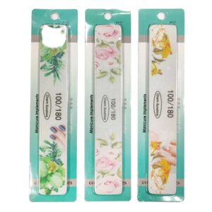 Λίμα νυχιών Διπλής Όψης 100/180 12τμχ - Nail File 12pcs - sukki.gr