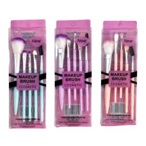 Σετ 5 Πινέλα Μακιγιάζ - Make-up cosmetic brushes set 5pcs - sukki.gr