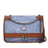 Τσάντα ώμου με αλυσίδα LX-2157 – Γαλάζιο BAG TO BAG - sukki.gr