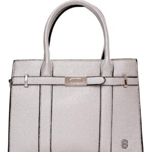 Τσάντα ώμου QR-23907 – Ασημί BAG TO BAG - sukki.gr