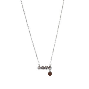 Αλυσίδα λαιμού Love DJ-106 – Ασημί BAG TO BAG - sukki.gr