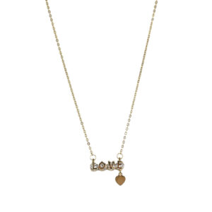 Αλυσίδα λαιμού Love DJ-106 – Χρυσό BAG TO BAG - sukki.gr