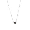 Αλυσίδα λαιμού με καρδιές DJ-104 – Ασημί BAG TO BAG - sukki.gr