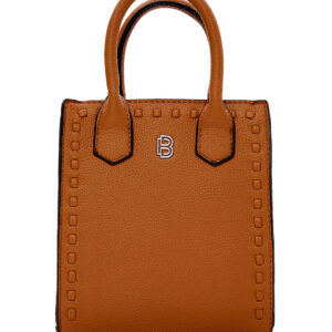 Τσάντα χειρός QR-23927 – Καφέ BAG TO BAG - sukki.gr