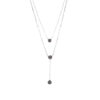 Διπλή αλυσίδα λαιμού DJ-010 – Ασημί BAG TO BAG - sukki.gr