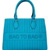 Τσάντα ώμου QR-23911 – Γαλάζιο BAG TO BAG - sukki.gr