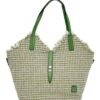 Ψάθινη τσάντα ώμου BY-31402 – Πράσινο BAG TO BAG - sukki.gr