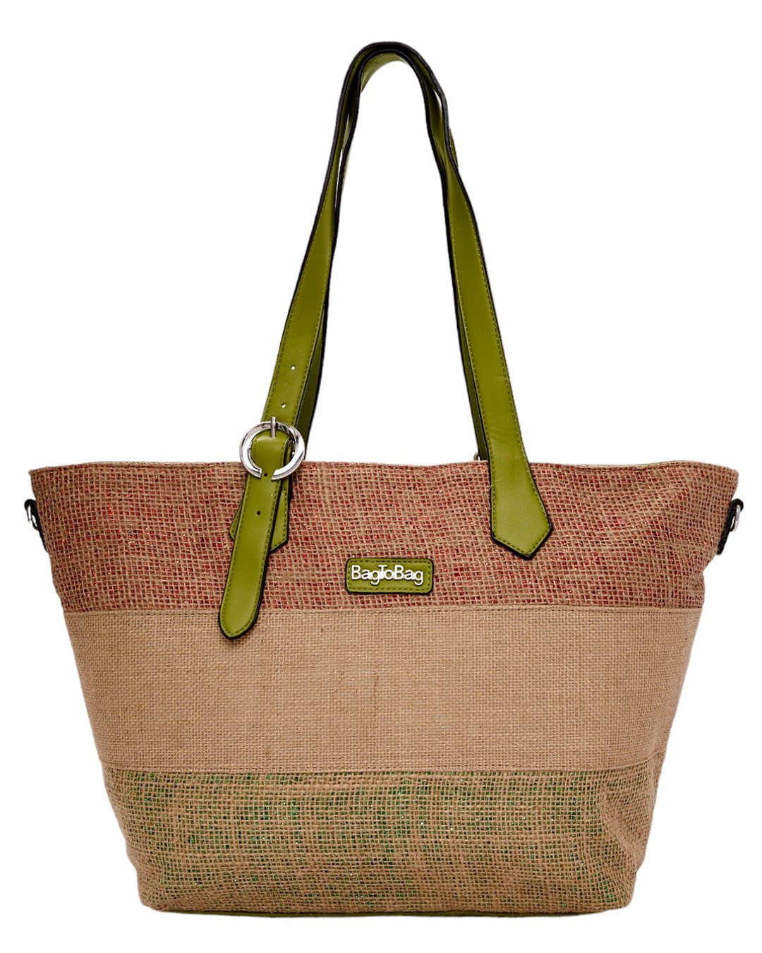 Ψάθινη τσάντα ώμου BY-31404 – Πράσινο BAG TO BAG - sukki.gr