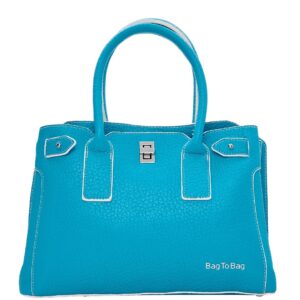 Τσάντα χειρός KX-2319 – Γαλάζιο BAG TO BAG - sukki.gr