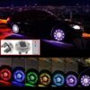 Διακοσμητικά φωτιστικά τροχών 4τμχ XF369 - Car wheel lights - sukki.gr