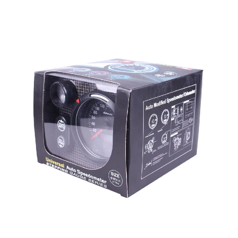 Ket Gauge LED Ταχύμετρο Αυτοκινήτου 80mm 3.75” LED Μπλέ LCD - Universal Auto Speedometer Tachometer - Image 2