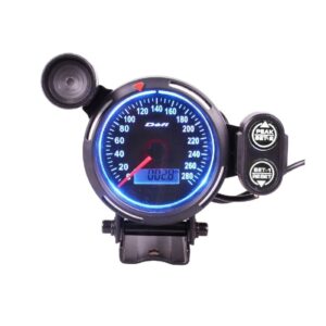 Ket Gauge LED Ταχύμετρο Αυτοκινήτου 80mm 3.75”  LED Μπλέ LCD - Universal Auto Speedometer Tachometer - sukki.gr