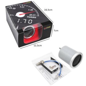 Alternative view of Ket Gauge Όργανο Θερμοκρασίας Νερού Αυτοκινήτου με Αισθητήρα - Water Temperature Gauge with Sensor