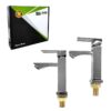 Wal-God Βρύση Νεροχύτη/ Μπαταρία Νιπτήρα 2τμχ - Water Tap Sanitary Wares 2pcs - sukki.gr