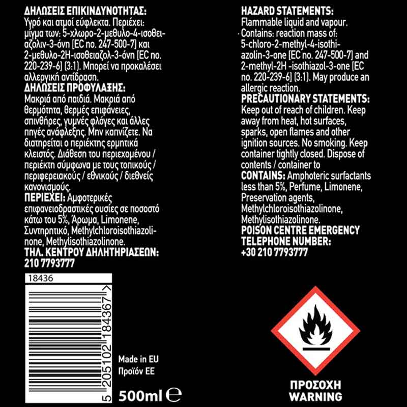 Feral Καθαριστικό Και Αντιπαγωτικό Παρμπρίζ -18°C 500ml- Screen Wash Antifreeze - Image 2
