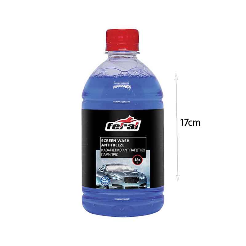 Feral Καθαριστικό Και Αντιπαγωτικό Παρμπρίζ -18°C 500ml- Screen Wash Antifreeze - Image 3