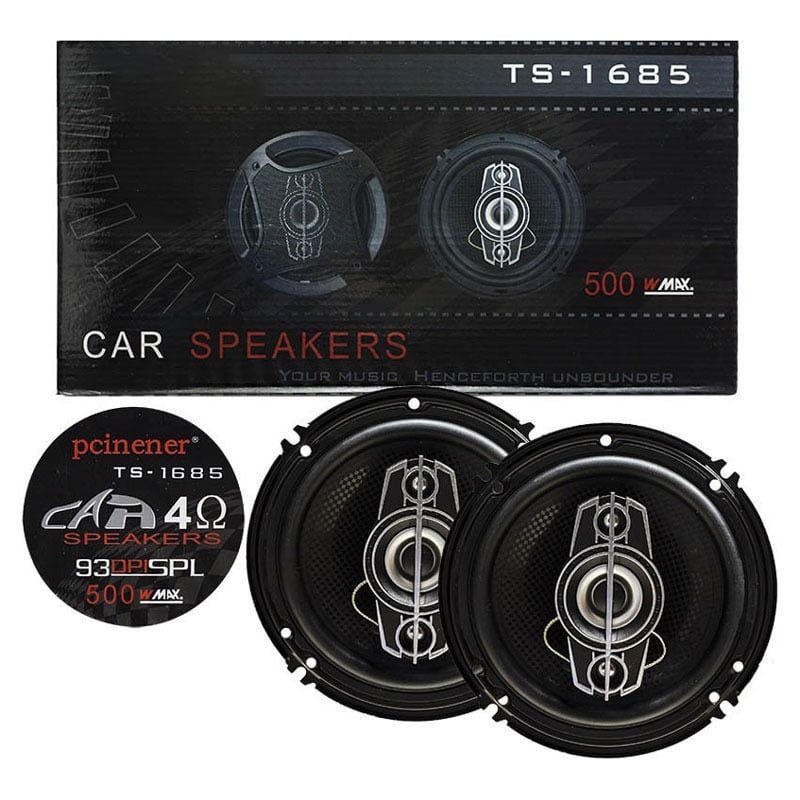 Mingyuan Σετ Ηχεία Αυτοκινήτου TS-1685 16cm με 500Wmax - Car speakers amplifier - sukki.gr