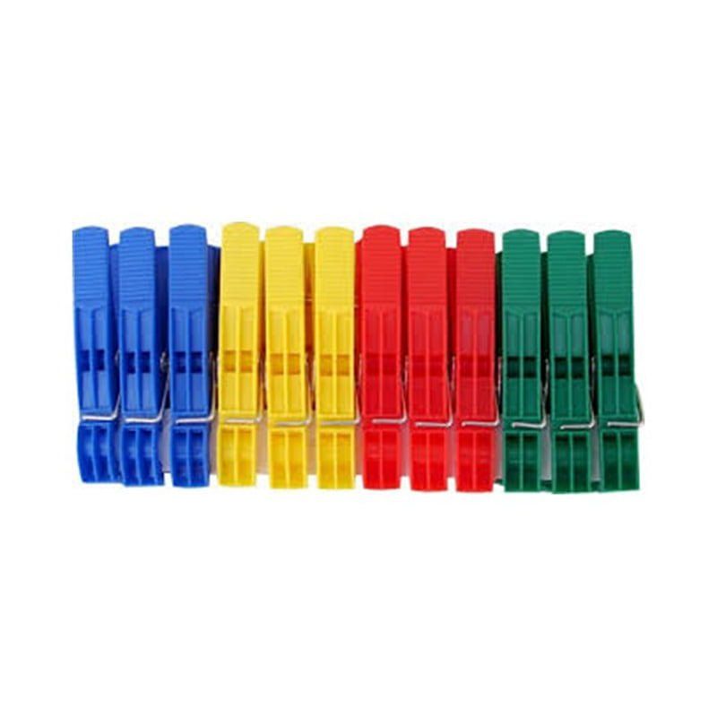 Πλαστικά Μανταλάκια 10cm 24τμχ - Clothes pegs - Image 2