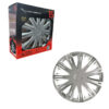 Versaco Σετ Τάσια Αυτοκινήτου 4τμχ 15" Ασημί - Wheel Covers - sukki.gr