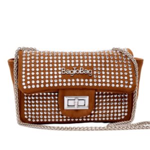 Τσάντα ώμου με αλυσίδα 21966 – Κάμελ BAG TO BAG - sukki.gr