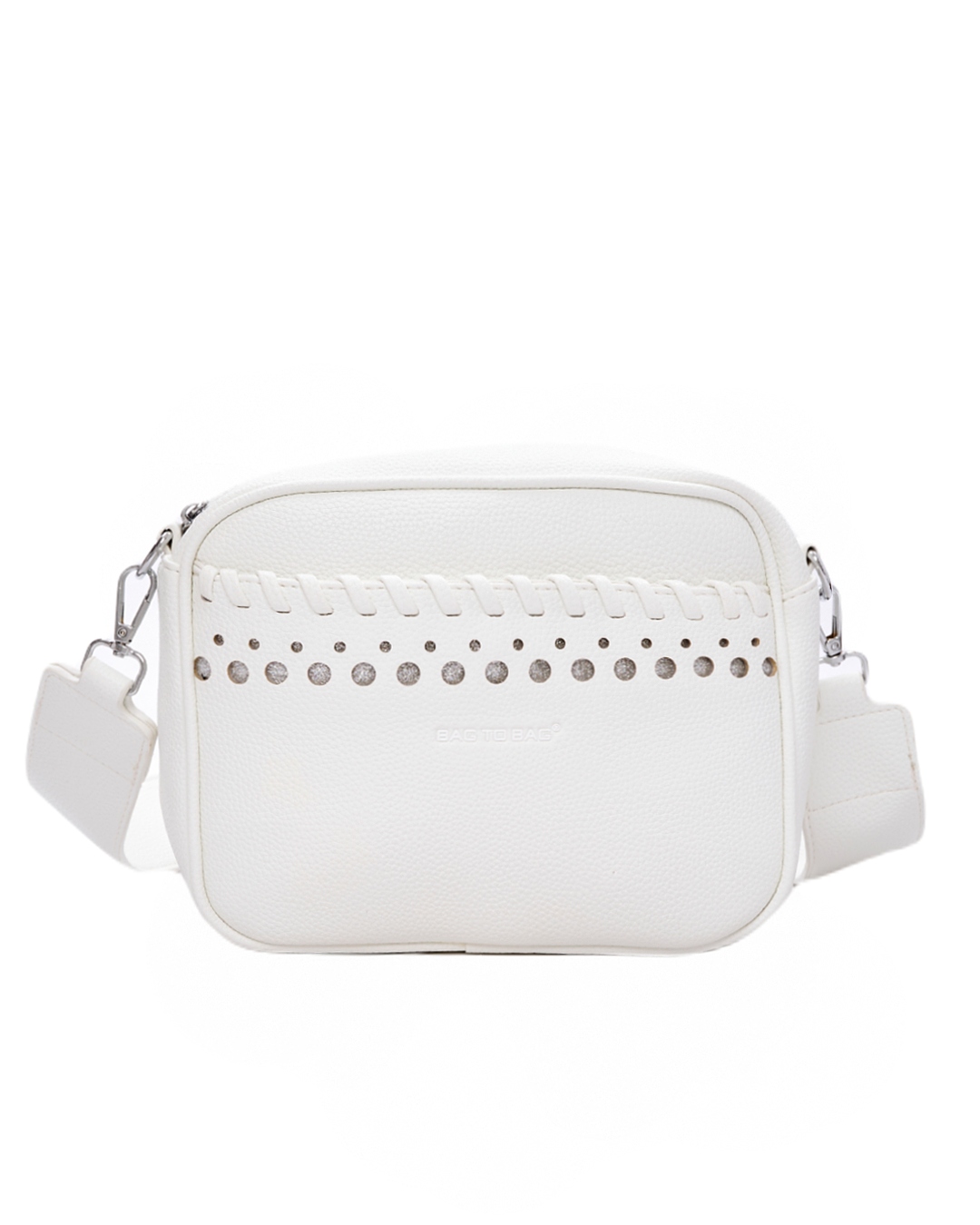 Τσάντάκι χιαστί KX2305 – Ασπρο BAG TO BAG - sukki.gr