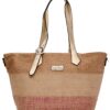 Ψάθινη τσάντα ώμου BY-31404 – Χρυσό BAG TO BAG - sukki.gr