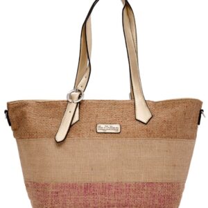 Ψάθινη τσάντα ώμου BY-31404 – Χρυσό BAG TO BAG - sukki.gr