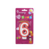 Κερί Γενεθλίων 6 – Birthday Number Candle Happy Birthday - sukki.gr