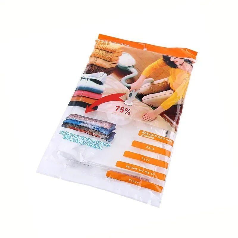 Σακούλα αποθήκευσης ρούχων Vac Bag 60x80cm - Vacuum storage bag - sukki.gr