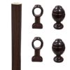 Σετ ξύλινο κουρτινόξυλο - Wooden Rod Set - sukki.gr