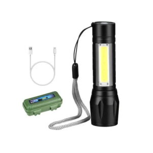 Μίνι Φακός Επαναφορτιζόμενος LED Τσέπης USB Charge 9cm - Small Flashlight - sukki.gr