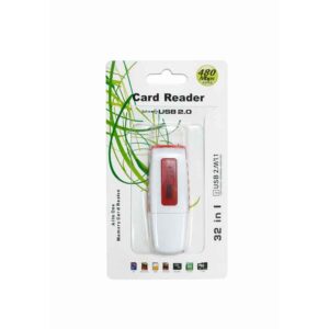 Αναγνώστης Καρτών Μνήμης USB 2.0 32 σε 1 – USB 2.0 Memory Card Reader 32 in 1 - sukki.gr