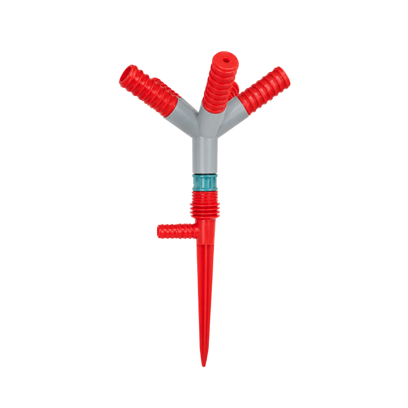 Μπεκ Κήπου 5 Εξόδων με Πάσσαλο Στήριξης - 5-Way Garden Sprinkler Stake - sukki.gr